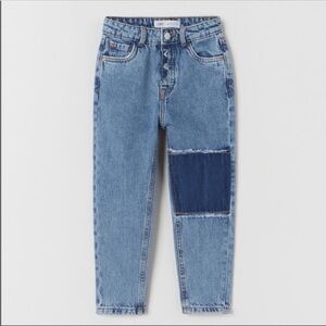 New NWT Zara mom fit jeans girls size 6